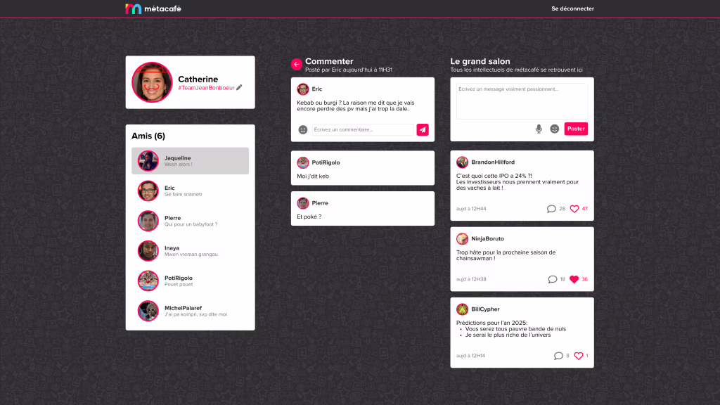 Capture of the project in its fork created with GraphQL