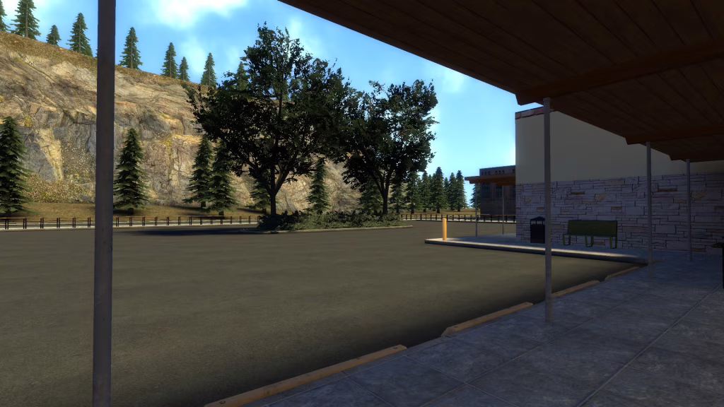 Parking of the Save 4 Less store