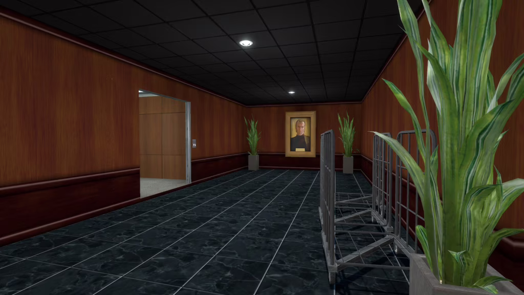 Bank basement