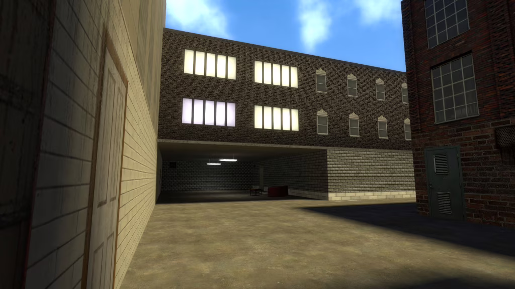 Dilapidated alley