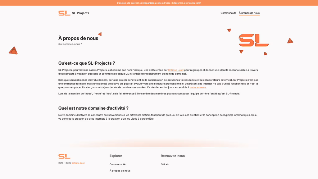 About page