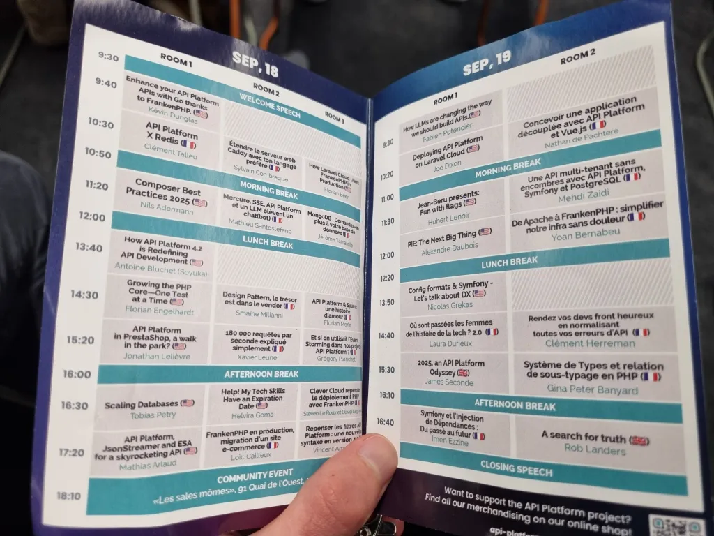 Organisation des conférences