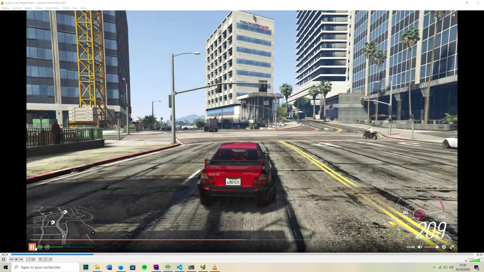 Miniature - Application du filtre freezedetect