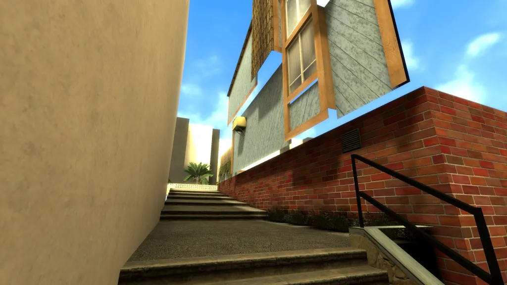 Ruelle extérieur, en dehors de la zone de jeu