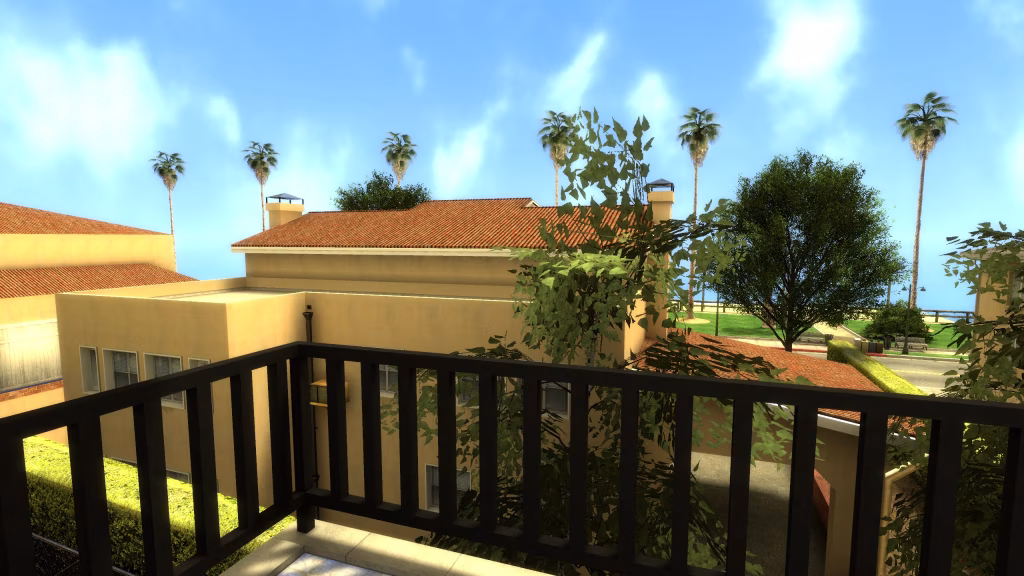 Vue de l'extérieur depuis le balcon